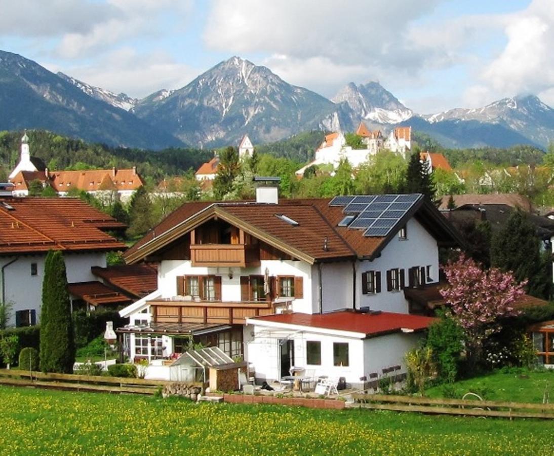 Haus Schlossblick Apartment Fussen Bagian luar foto